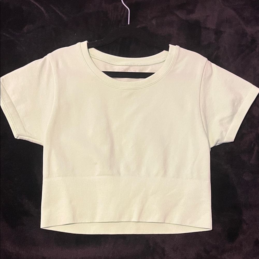 Aerie Light Green Crop Top